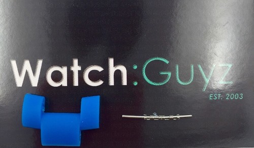 Orologio MICHAEL KORS Drake oversize in silicone blu collegamento e perno MK8261