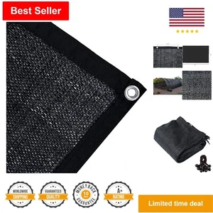 Classic Black Patio Shade Net: Durable Material, Easy Installation 10x20ft - Picture 1 of 9