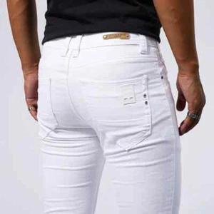 Jeans Uomo Nuovo Pantalone Denim Comodo Moda Elasticizzato Slim Fit Pantalone Dritto - Foto 1 di 13