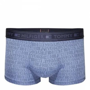 Tommy Hilfiger Mens Boxer - Low rise Trunk - Coronet Blue - Repeat Logo - Small - Picture 1 of 11