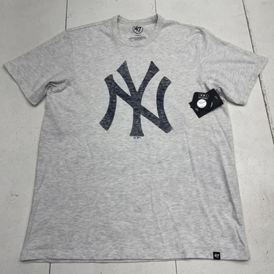 New York Yankees Shirt Mens Medium Gray MLB Baseball Short Sleeve Graphic - Image 1 of 4