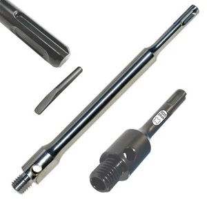 Set adattatore per punte da trapano 5/8"-11 SDS Plus Core - 3 pezzi: 9 prolunghe 3/8" e 4 1/2"... - Foto 1 di 6