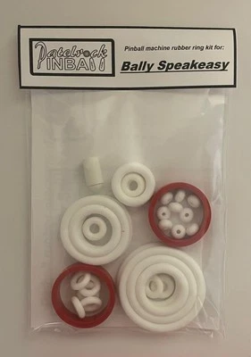 1982 Bally  Midway Speakeasy / Speak Easy 4 Pinball Machine Rubber Ring Kit - Image 1 of 4