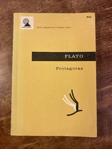 Protagoras by Plato, Library of Liberal Arts 1956 Softcover - Imagen 1 de 5