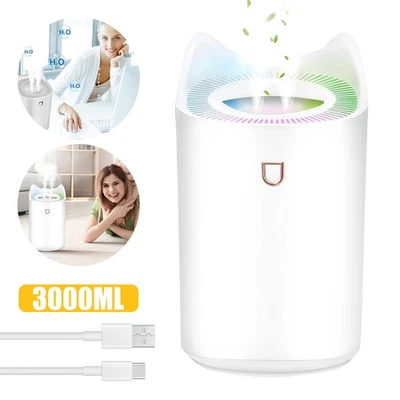 Luftbefeuchter Schlafzimmer Diffuser Humidifier Air Humidifier mit 3 Nebelmodi - Bild 1 von 4