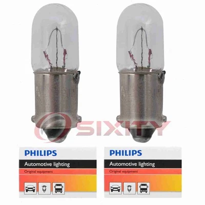 2 bombillas de matrícula Philips para Plymouth Cricket 1971-1974 tw Foto 1 de 4