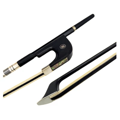 1pcs strong German-style upright double bass bow 3/4 ,with white+black+white - Image 1 of 4