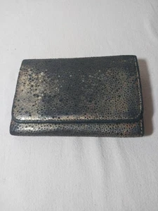 HOBO International dreifach faltbare Leder Geldbörse schwarz B5” x H3,5” x T1” - Bild 1 von 14