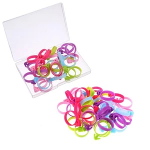 40 Pcs Pastry Bag Ties, Reusable Piping Bag Ties Silicone Icing Bag Ties Deco... - Picture 1 of 7