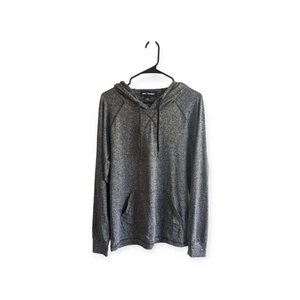 Mens SportsWear Athletic Hoodie Dark Gray Size L - Picture 1 of 6