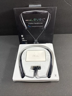 Samsung Level U Pro Stereo Bluetooth Wireless Headphones UHQA Black MIB!! - Image 1 of 4