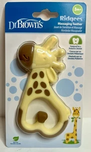 Dr. Brown's Ridgees Giraffe, Massaging Teether, Giraffe  3 Months+ BPA Free New - Picture 1 of 2