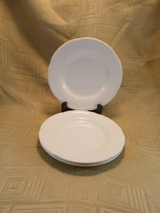 PFALTZGRAFF STONEWARE FILIGREE SCALLOP EDGE SET OF 3 SALAD PLATES 8" - Picture 1 of 5