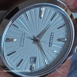 Citizen Automatico Titanio - Cassa 40 Mm. Quadrante Sunray - Foto 1 di 13
