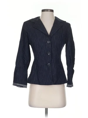 Nanette Lepore Women Blue Blazer 2 - Image 1 of 4