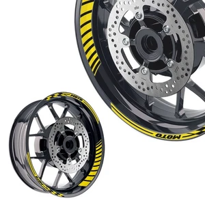 Yellow 17 inch GP02 Wheel Sticker For Yamaha FJR1300 2003-2020 - Picture 1 of 9