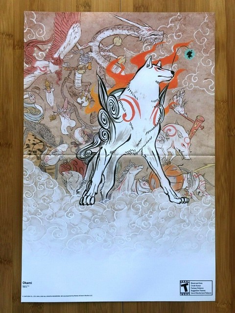 Okami Hd Console Video Games Wall Art Home Decor - POSTER 20x30