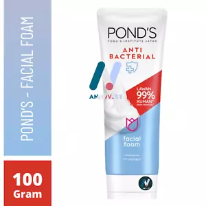 POND'S Facial Foam Face Soap Anti Acne Prone Skin Prevent Breakout Pimple 100gr - Picture 1 of 23