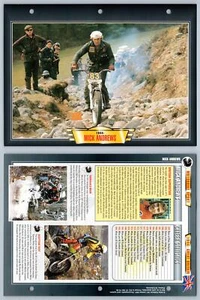 Mick Andrews - 1944- Motorbike Sports - Atlas Motorbike Fact File Card - Picture 1 of 1