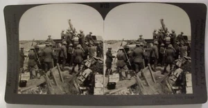 WW1 "A BRITISH "ARCHIE" IN ACTION" KEYSTONE STEREOVIEW V18914 - Foto 1 di 3