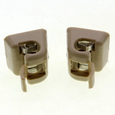 2X Se adapta a Mercedes-Benz 12681000128412 Beige Parasol Soporte Gancho Clip Retenedor Foto 1 de 4