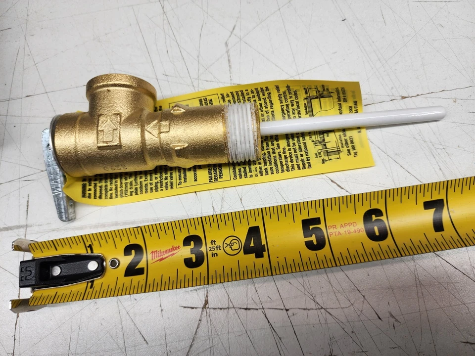 Watts SL100XL 3/4" Bronze T&P Relief Valve Self Closing w/ Extended Shank 210°F - Image 1 of 4