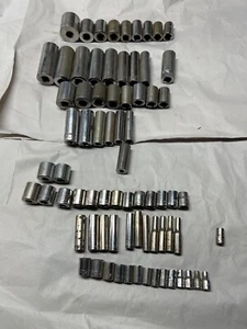 Assortment Craftsman socketsTools MADE IN USA 74 Sockets - Picture 1 of 21