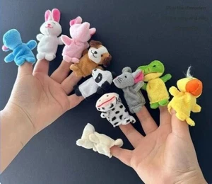 10 Pcs Cartoon Hand Doll Finger Puppet Baby Children Story Early Education - Picture 1 of 5