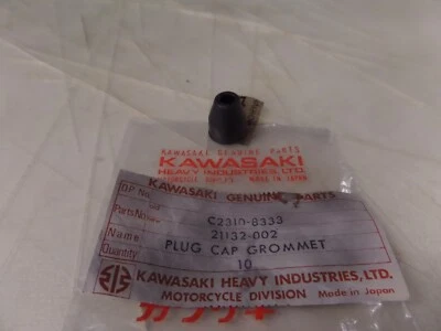NOS Kawasaki OEM Spark Plug Grommet Cap 1965-1967 J1 J1T  1966 D1 21132-002 - Image 1 of 4
