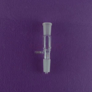 Adattatore decollo aspirazione tubo dritto vetro laboratorio 24/40 - Foto 1 di 1