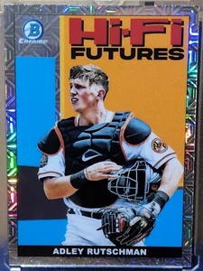 Adley Rutschman 2022 Bowman Chrome Hi-fi Futures Mojo Refractor Prospect #HIFI-3 - Picture 1 of 2