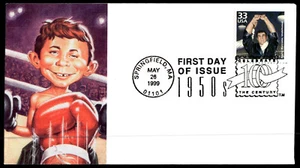 1999 FDC Rocky Marciano Mad Magazin FARBKOPIE Gütesiegel - Bild 1 von 2