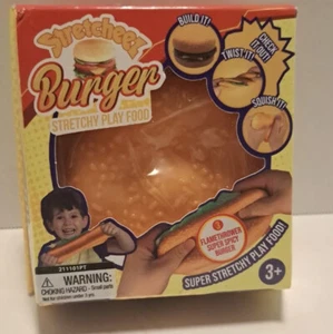 Stretcheez Burger A sticky, stretchy burger themed toy Pretend Food & Toppings - Picture 1 of 2