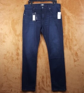 PAIGE Jeans Mens Size 33 Dark Wash Slim Straight Stretch FEDERAL $199 - Picture 1 of 9
