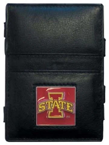 NCAA Iowa State Cyclones Leather Jacob's Ladder Wallet Cover
