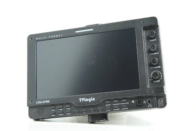 Monitor LCD multiformato HD de 7 pulgadas TV Logic LVM-074W con Hoodman y estuche Foto 1 de 4