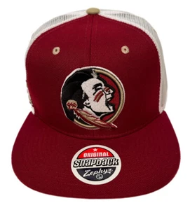 Zephyr NCAA Florida St Seminoles “Holster” Flat Bill SnapBack Hat BRAND NWT - Picture 1 of 5