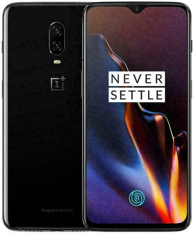 OnePlus 6T Smartphone 256GB Schwarz Dual-SIM 8GB Ohne Zubehör - Bild 1 von 4