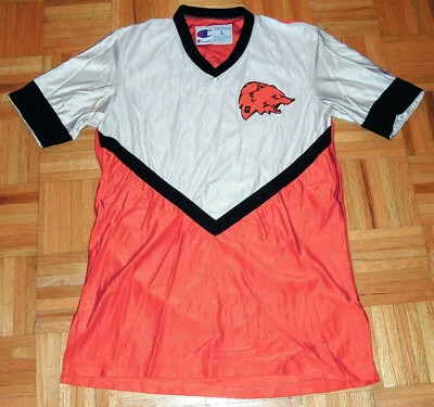 Champion Jersey Vintage 90s Warm Up Shirt College High School Basketball Bears L - Image 1 of 4