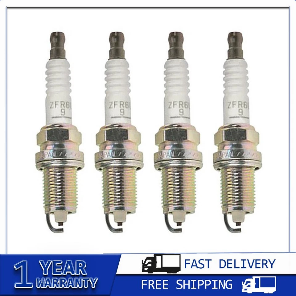 4x NGK Spark Plug For Chevrolet Aveo5 2009 2010 2011 - Image 1 of 2