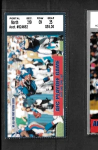 Dec 28, 1997 New England Patriots Ticket Stub ~ AFC Playoff Game ~ Laminated - Picture 1 of 2