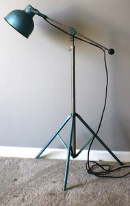 vintage bretford mfg model MJI industrial adjustable lamp MCM needs rewire - Picture 1 of 24
