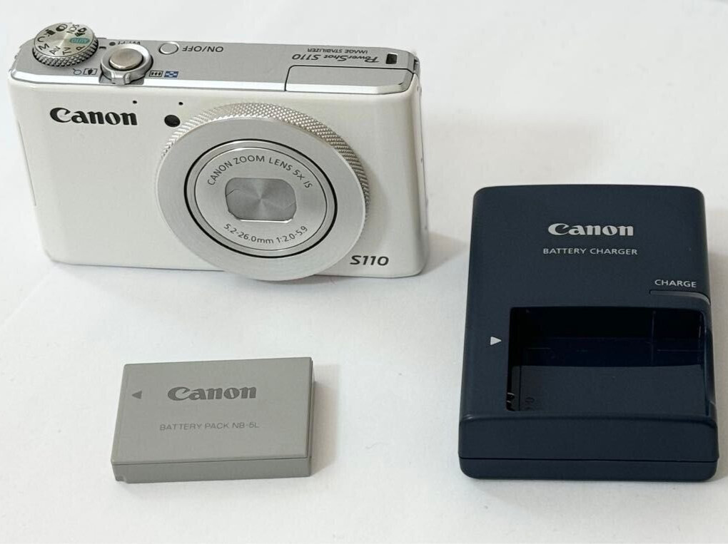 【ジャンク】Canon キヤノン PowerShot パワーショット S110 Yahoo!オークション -「canon s110 ジャンク」の落札相場・落札価格