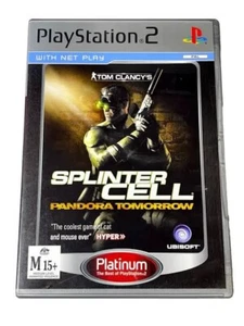 Tom Clancy's Splinter Cell: Pandora Tomorrow (PlayStation PS2) Platinum Ubisoft  - Picture 1 of 6
