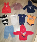 Lot of 9-Baby Boy Clothes-Sizes 6-9 & 12 months-Carters, Wrangler, Child of mine