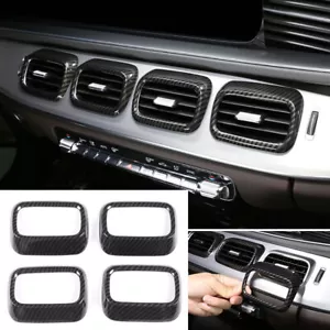 Carbon ABS Central Control Air Outlet Vent Trim For Benz GLE GLS X167 W167 2020+ - Bild 1 von 12