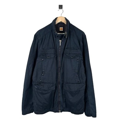 Chaqueta militar de campo Hugo Boss etiqueta naranja azul marino talla US 46R / UK 56 Foto 1 de 4
