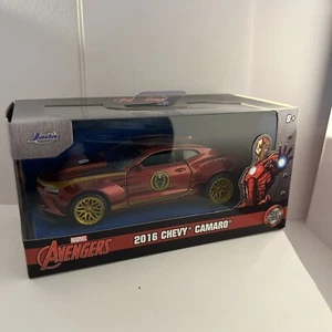 Jada Hollywood Rides: Marvel Avengers IRON MAN & 2016 Chevy Camaro 1:32 - Picture 1 of 2