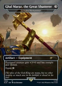 [1x] Ghal Maraz, the Great Shatterer - Loxodon Warhammer - Foil - Borderless Nea - Picture 1 of 1