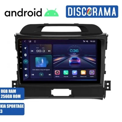 AUTORADIO ANDROID 8/256GB KIA SPORTAGE 3 2010-2016 STEREO AUTO TOUCH 9" WIFI - Immagine 1 di 4